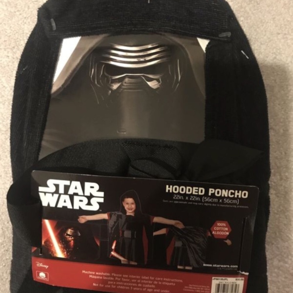 Star Wars hooded poncho